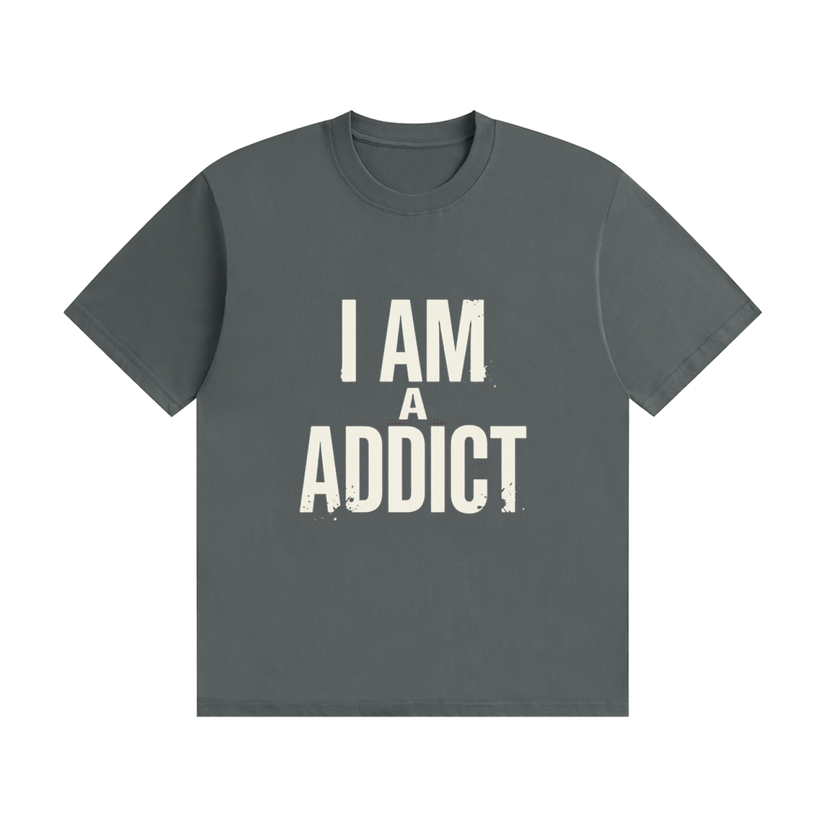 Unisex Seamless Cotton Im a Addict T-Shirt