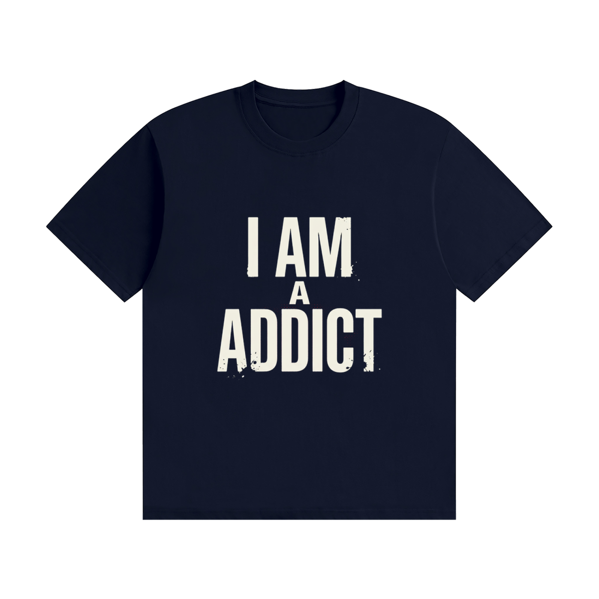Unisex Seamless Cotton Im a Addict T-Shirt