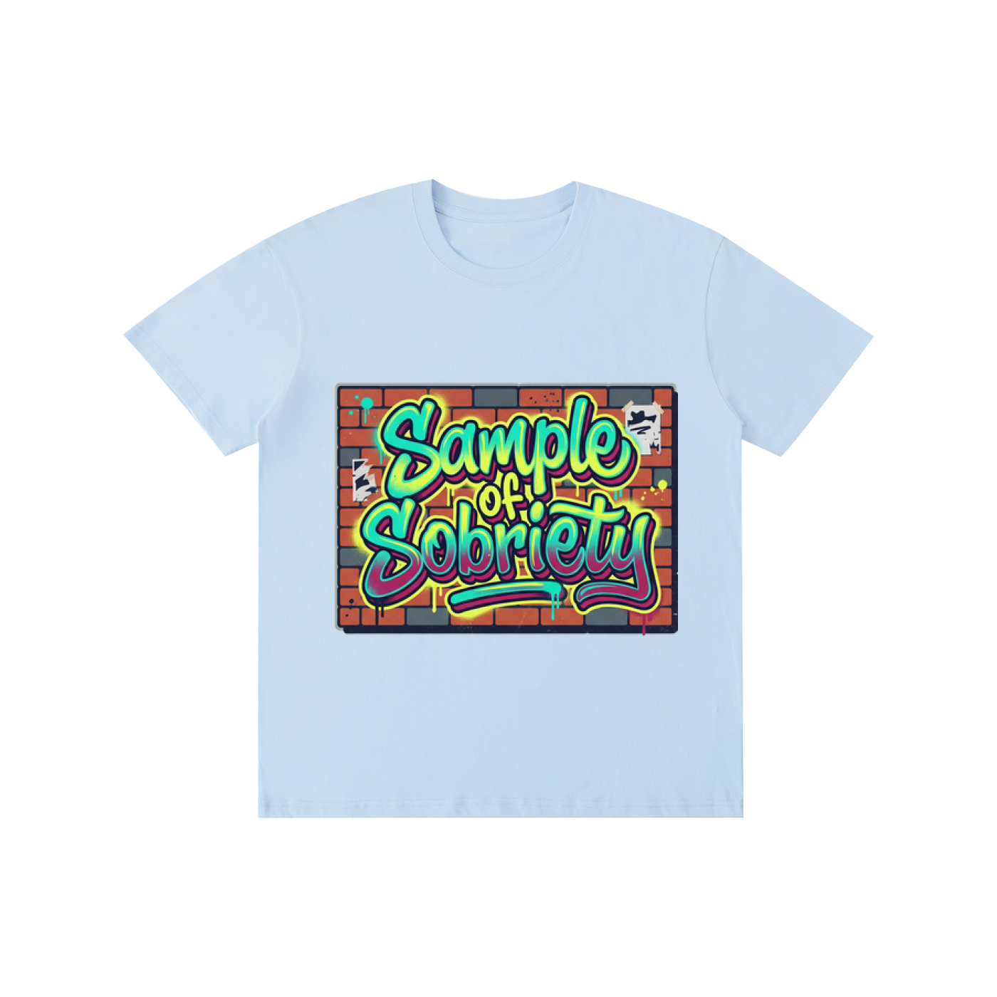Pure Cotton Unisex Sample of Sobriety T-Shirt