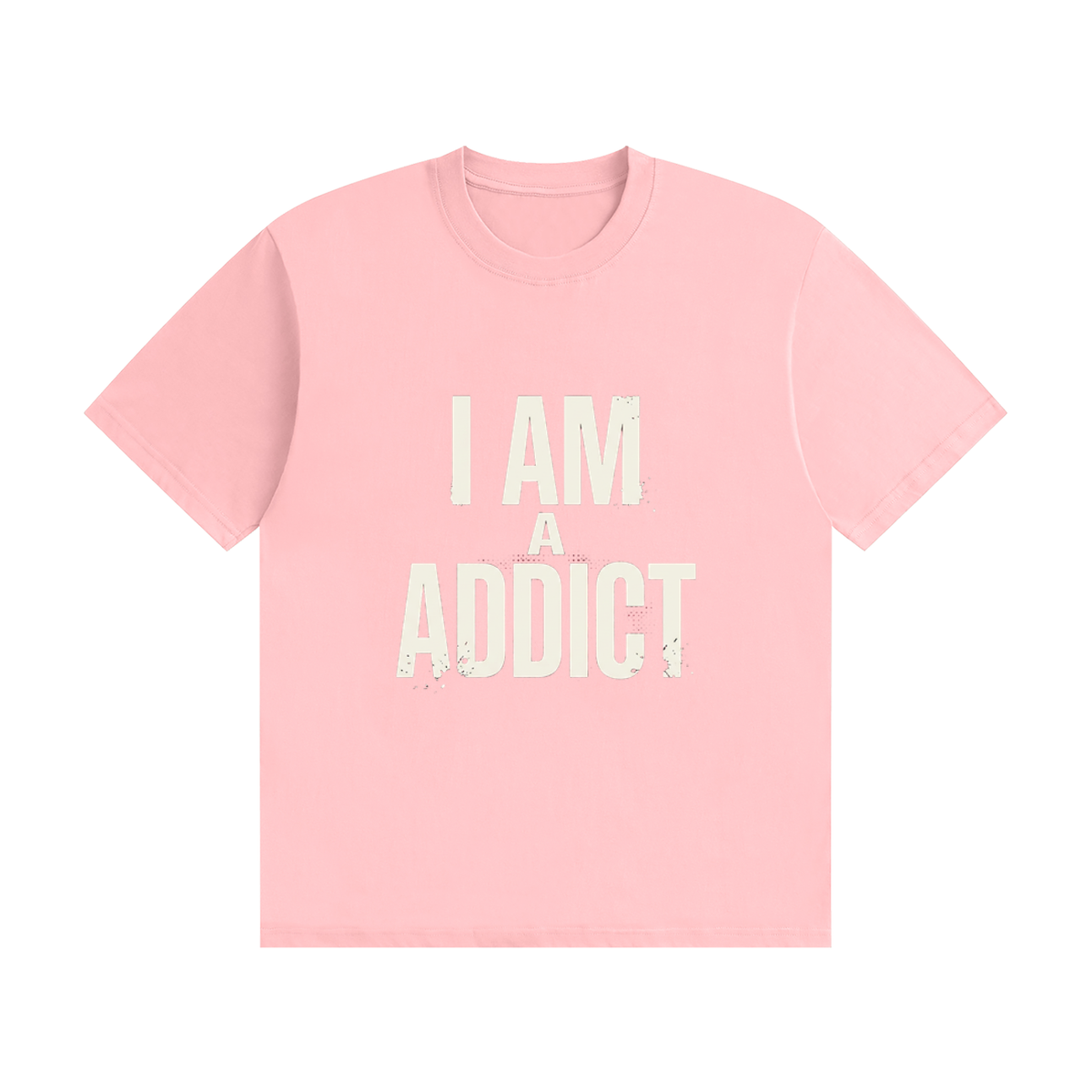 Unisex Seamless Cotton Im a Addict T-Shirt
