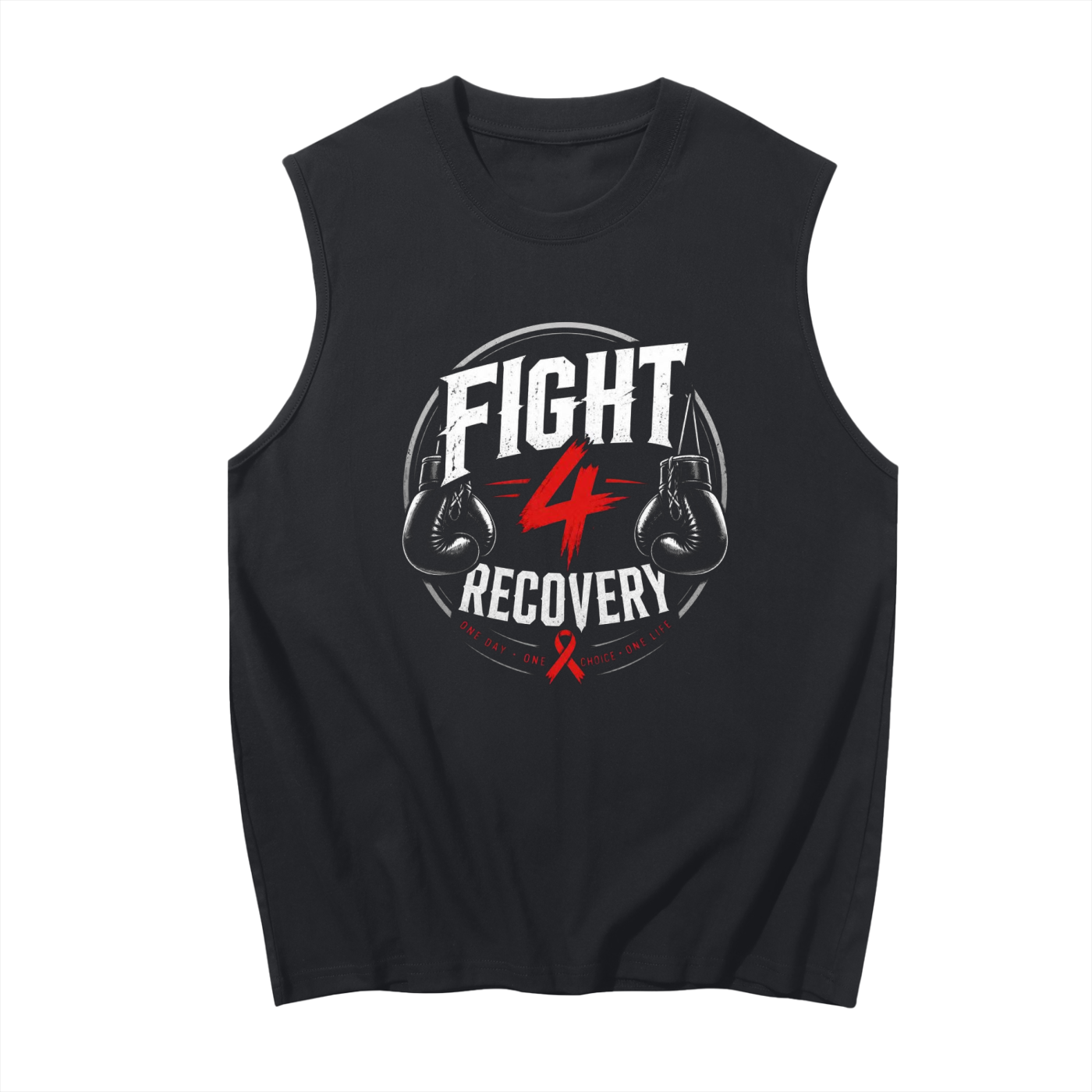 Men's Sleeveless F4R Boxing Cotton Tank Top