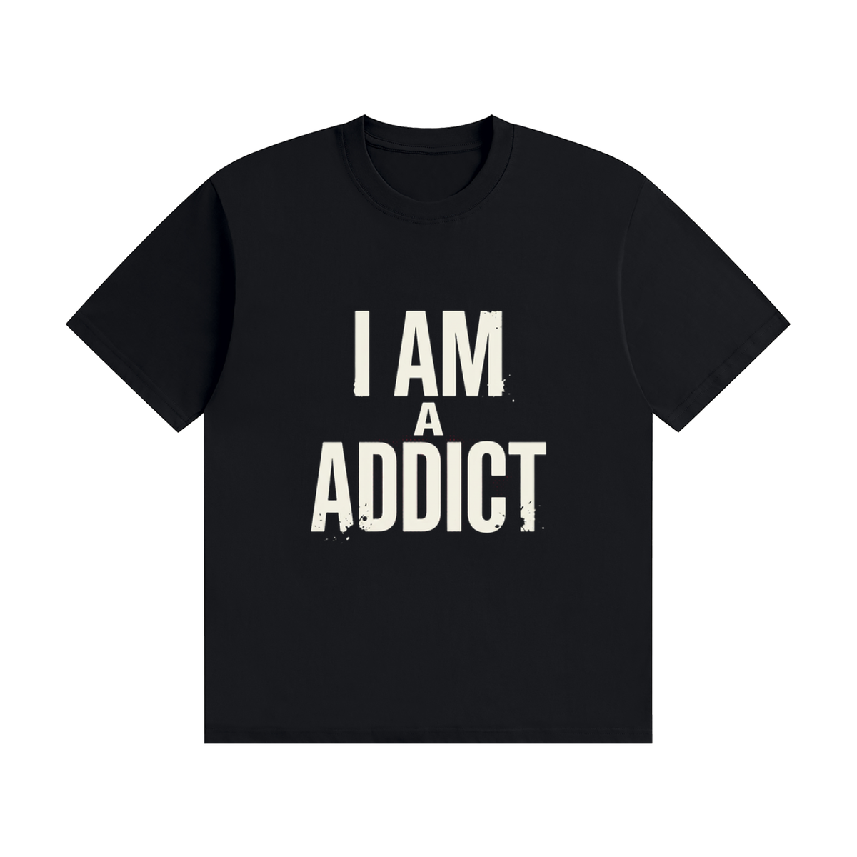 Unisex Seamless Cotton Im a Addict T-Shirt