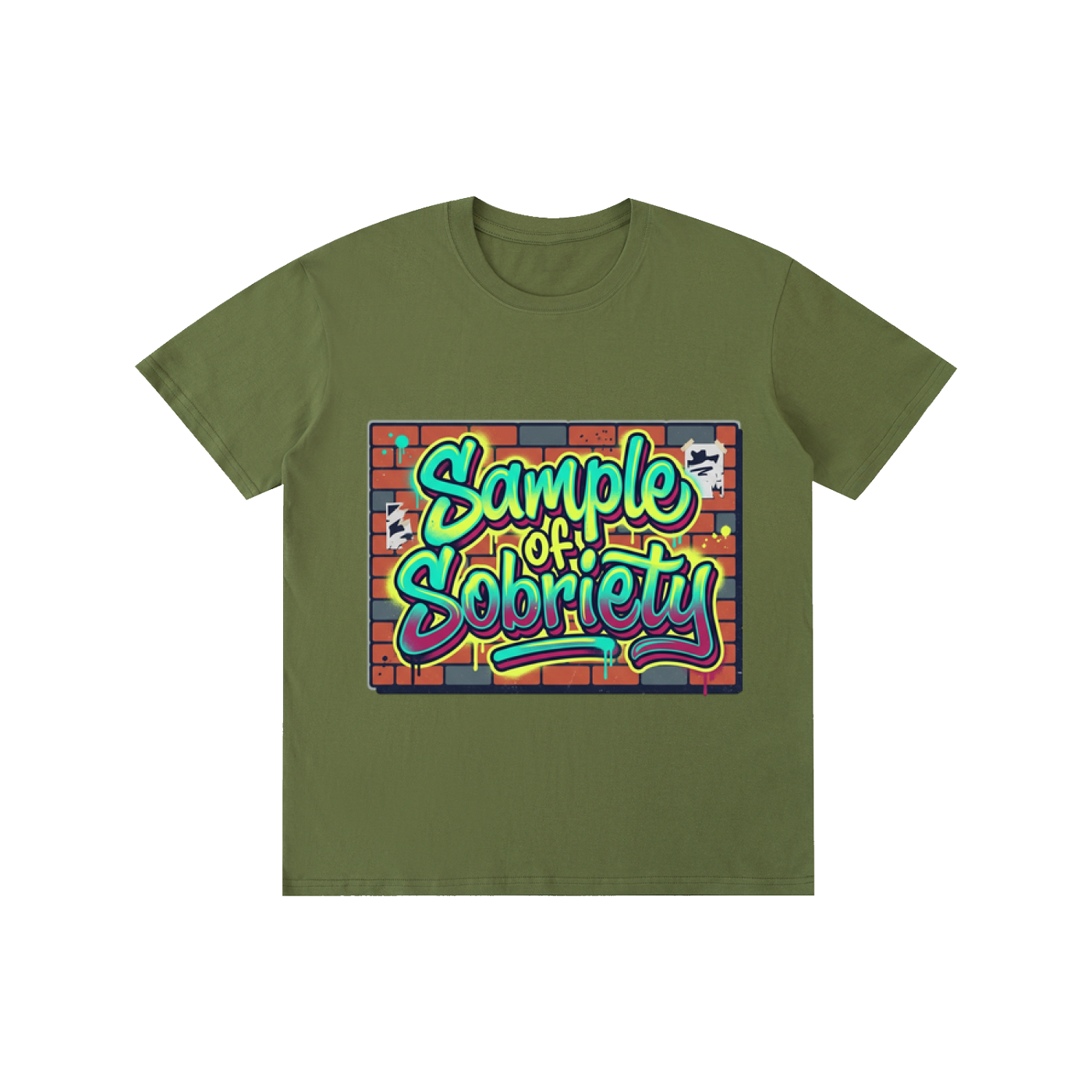 Pure Cotton Unisex Sample of Sobriety T-Shirt