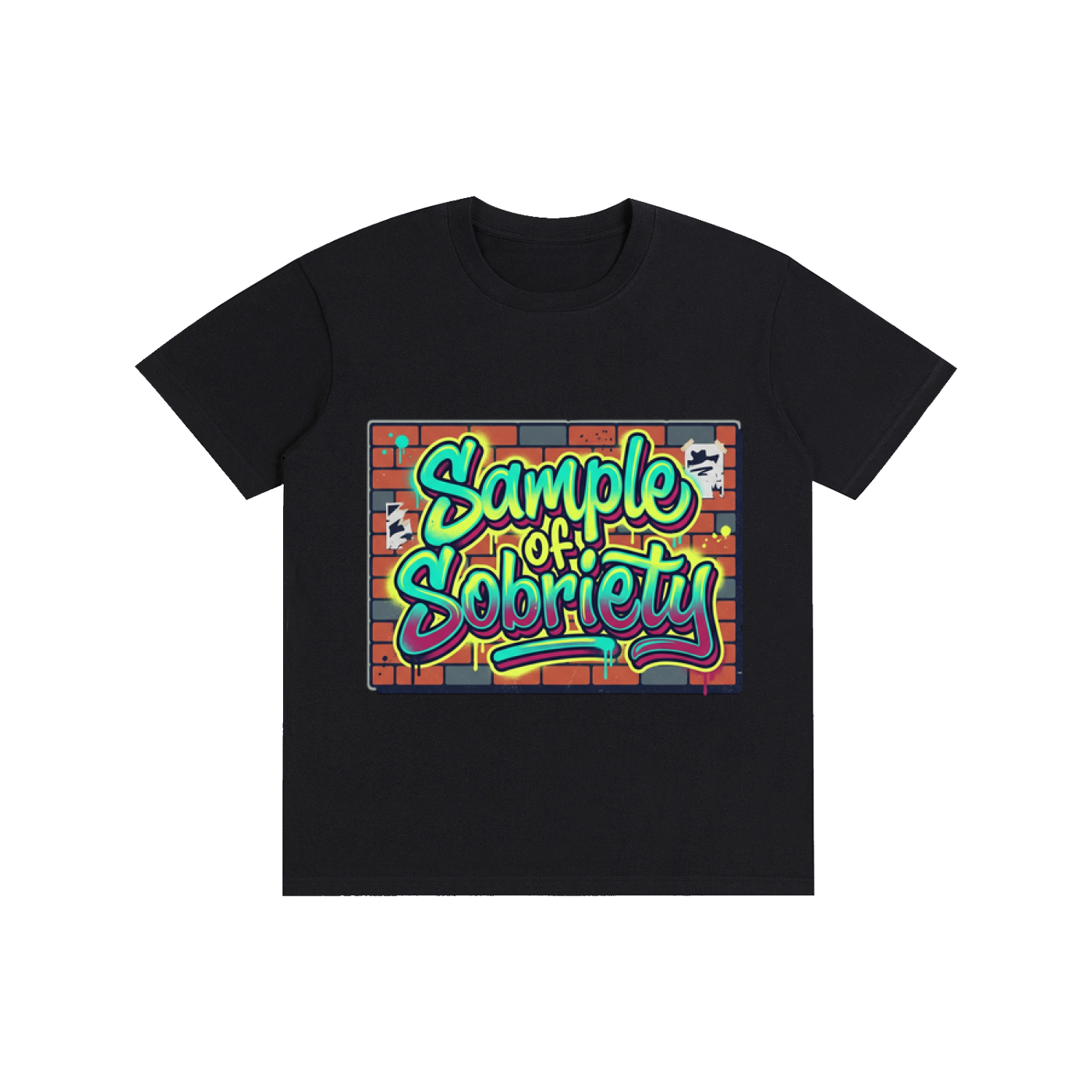 Pure Cotton Unisex Sample of Sobriety T-Shirt