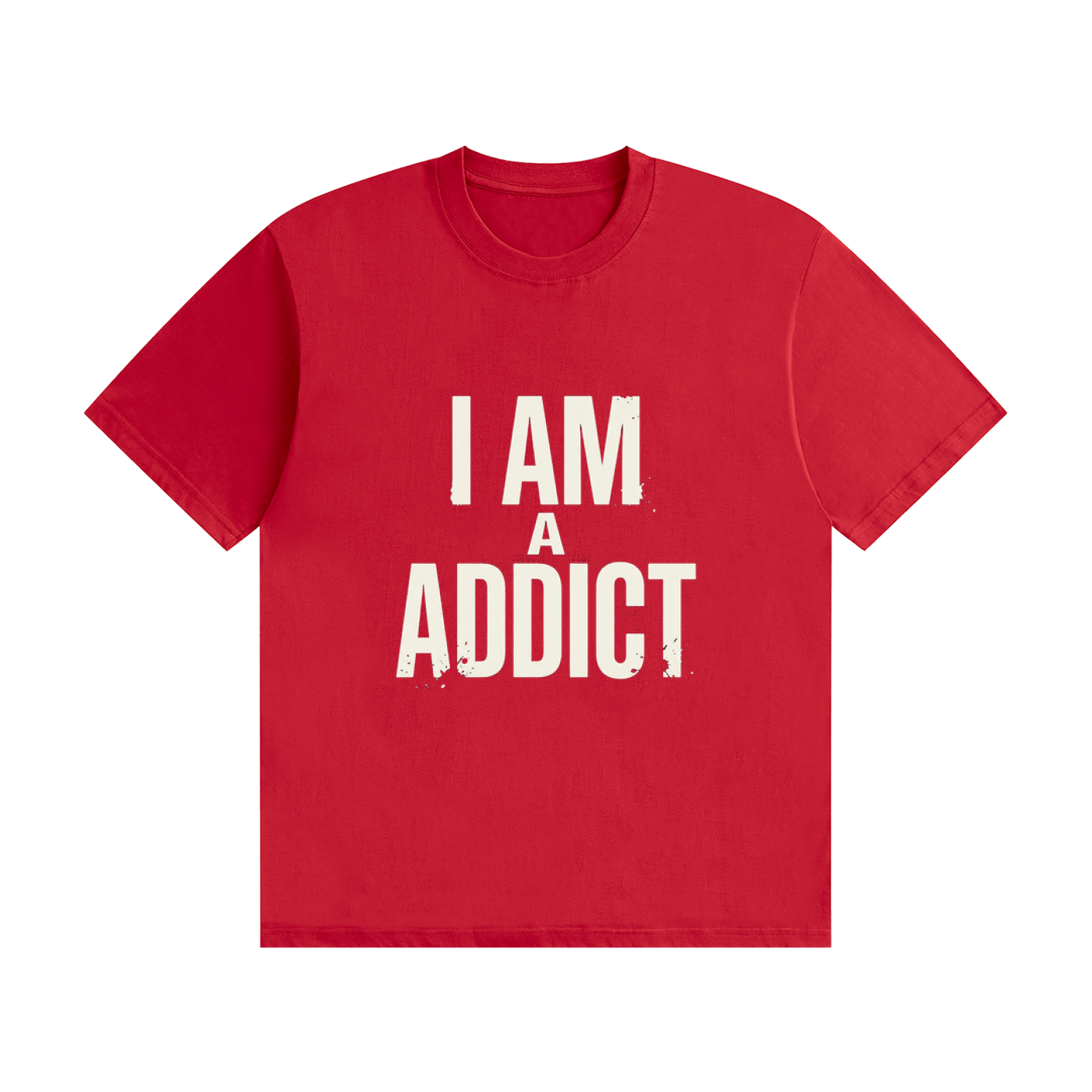 Unisex Seamless Cotton Im a Addict T-Shirt